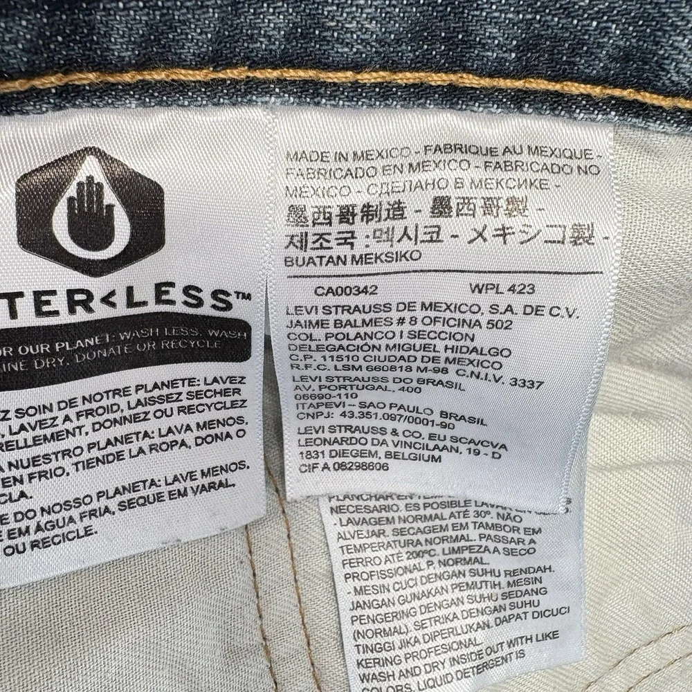 Levi's Jeans Mens 40x30 550 Relaxed Fit Jeans Medium Wash‎ Denim Classic